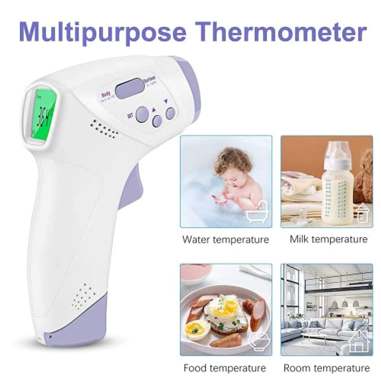Fieberthermometer Kontaktlos Berührungsloses Thermometer Baby…