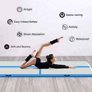 FBSPORT 4/5/6M Air Yoga Track Tumbling Matte Aufblasbare Gymnastikmatte Yoga Mat