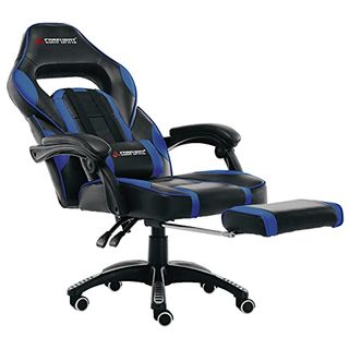 JL Comfurni Gaming Stuhl Bürostuhl Racing Stuhl Ergonomischer Chefsessel