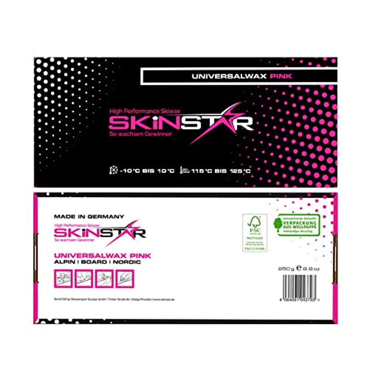SkinStar Starter Ski Wachs Set