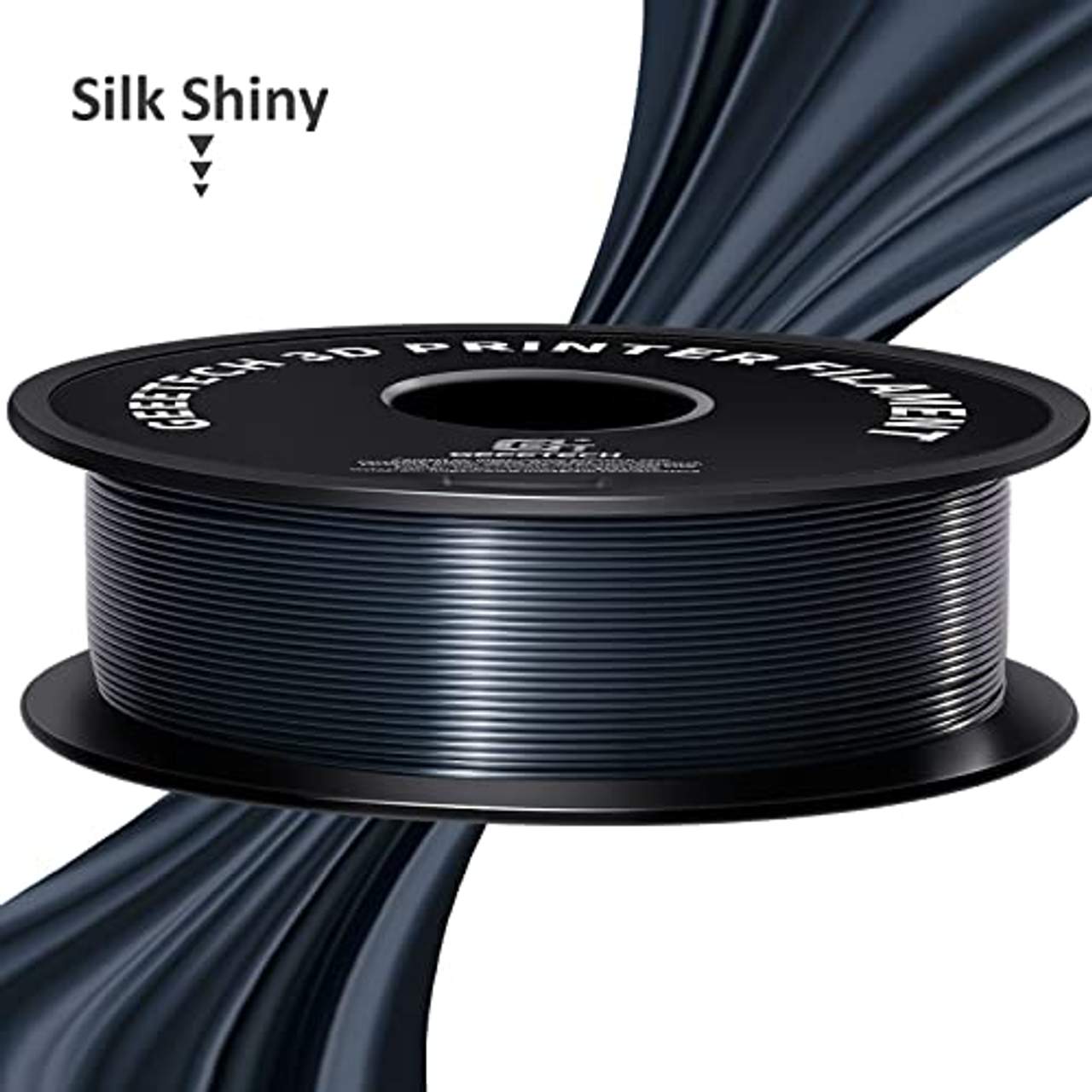 GEEETECH PLA filament 1.75mm Silk Schwarz
