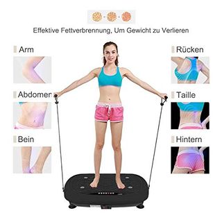 Vibrationsplatte Vibrationsgerät Trainingsgerät Fitness Shaper Massage Platte DE 