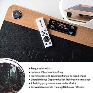 skandika Vibrationsplatte Virke aus Holz