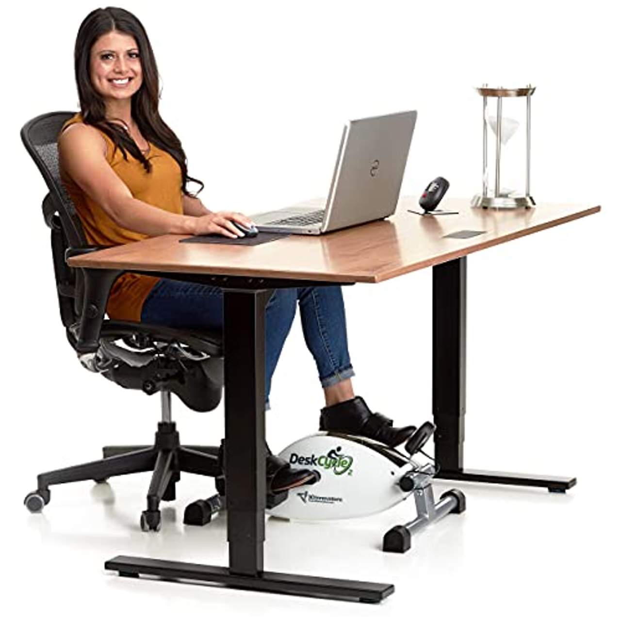 DeskCycle 2 Neu höhenverstellbar wie unser DeskCycle bietet Premium-Low-Profile-Design-Mini-Heimtrainer