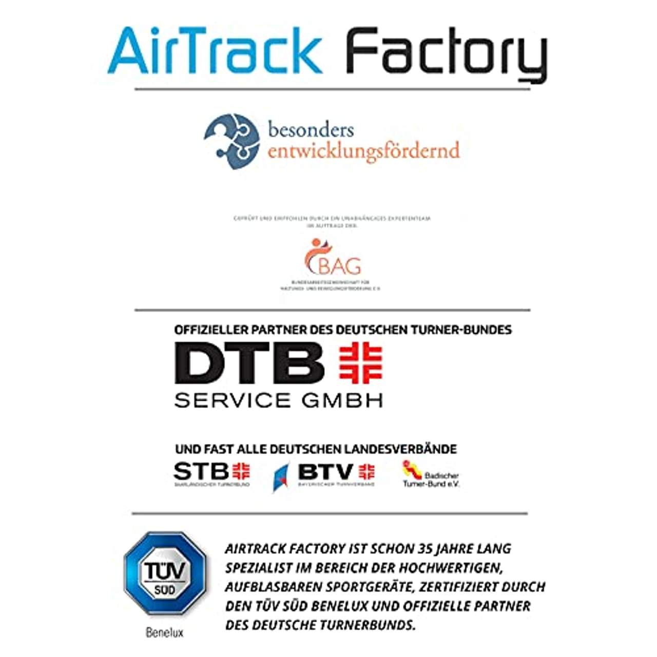 AirTrack Factory AirBlock Aufblasbarer Turnblock Tumblingblock Trainingsblock