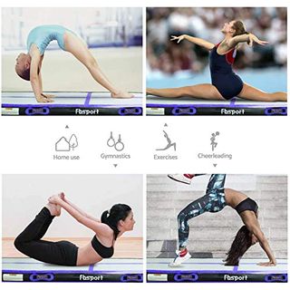 FBSPORT 4/5/6M Air Yoga Track Tumbling Matte Aufblasbare Gymnastikmatte Yoga Mat