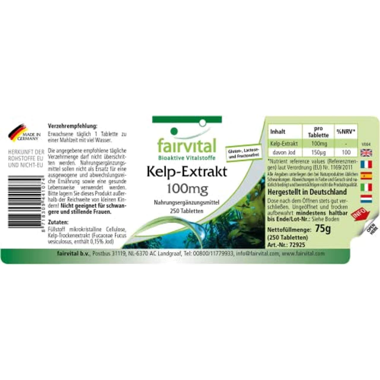 fairvital Kelp Tabletten