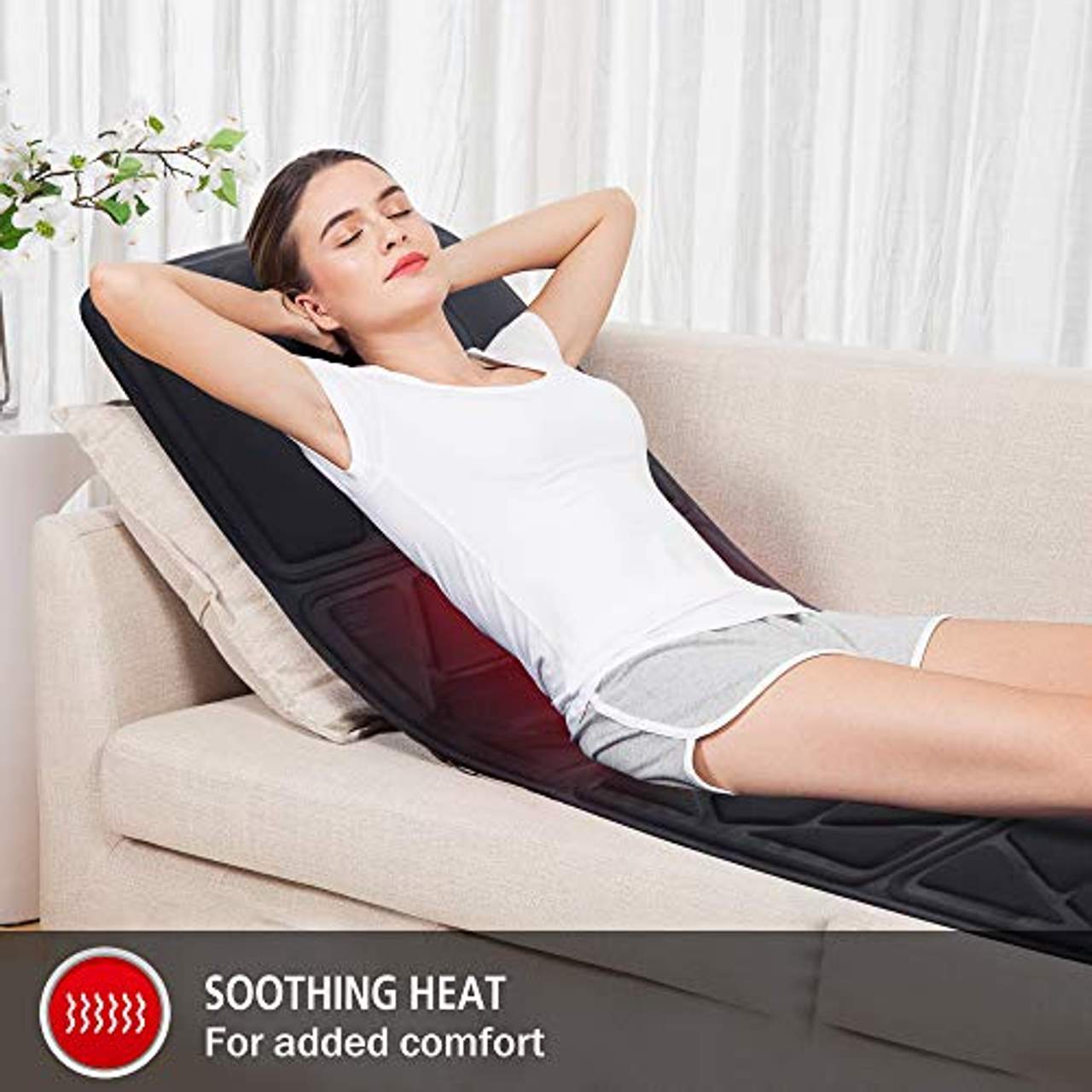 Snailax Massagematte mit Wärme