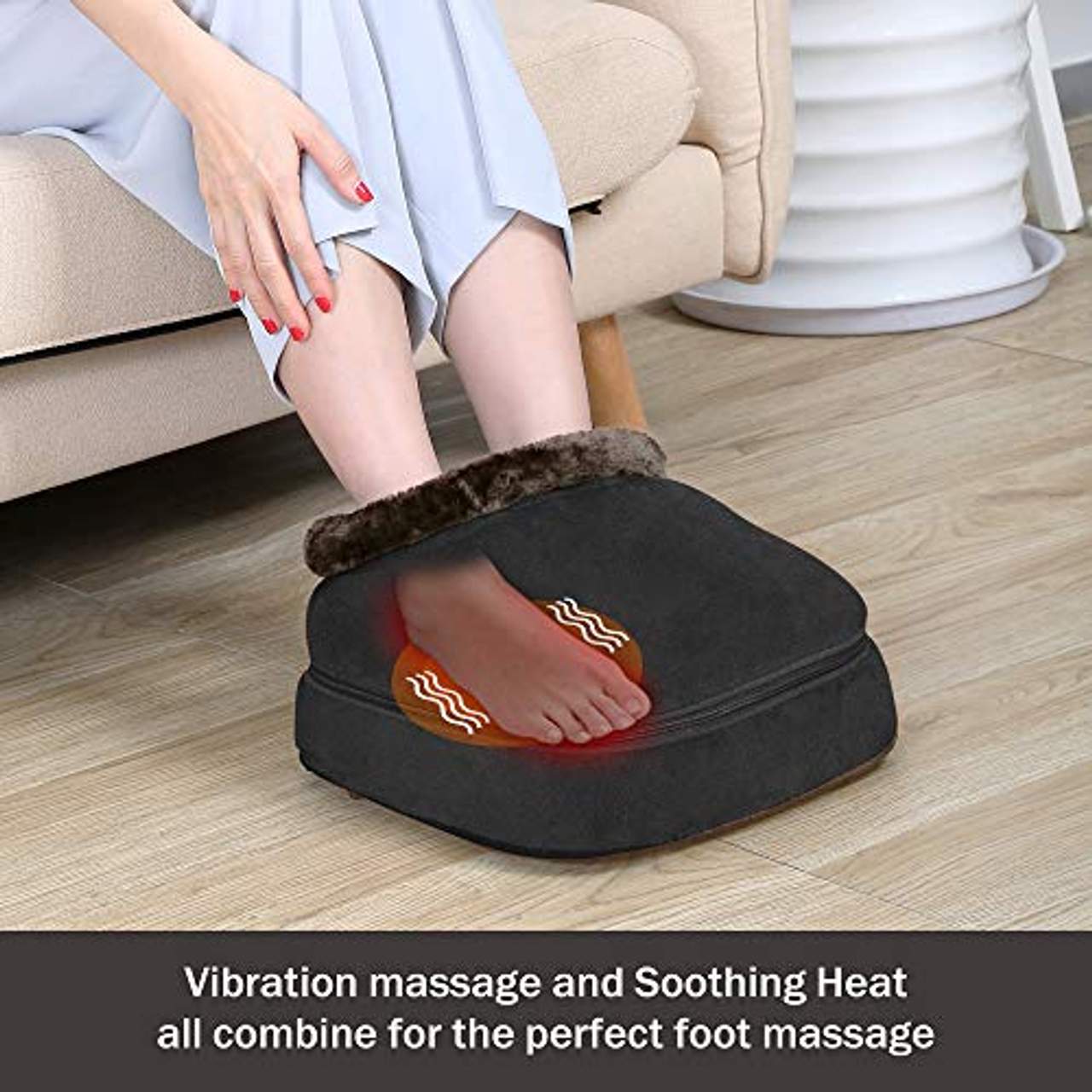 Snailax vibration Fußmassagegerät elektrisch