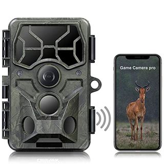 LIVE Video WiFi Bluetooth Trail Camera IR 24MP Jagdkamera Wildkamera Nachtsicht 