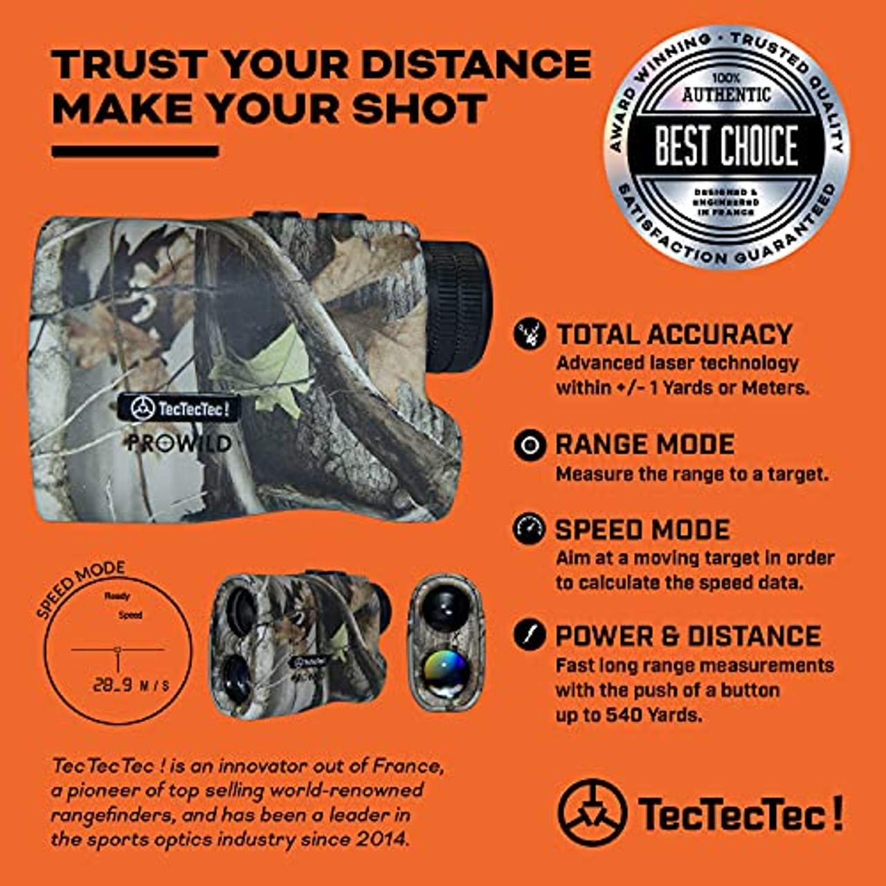 TecTecTec Jagd Entfernungsmesser