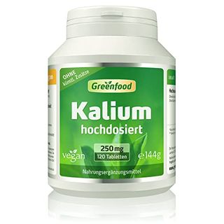 Greenfood Kalium 250 mg 120 Tabletten