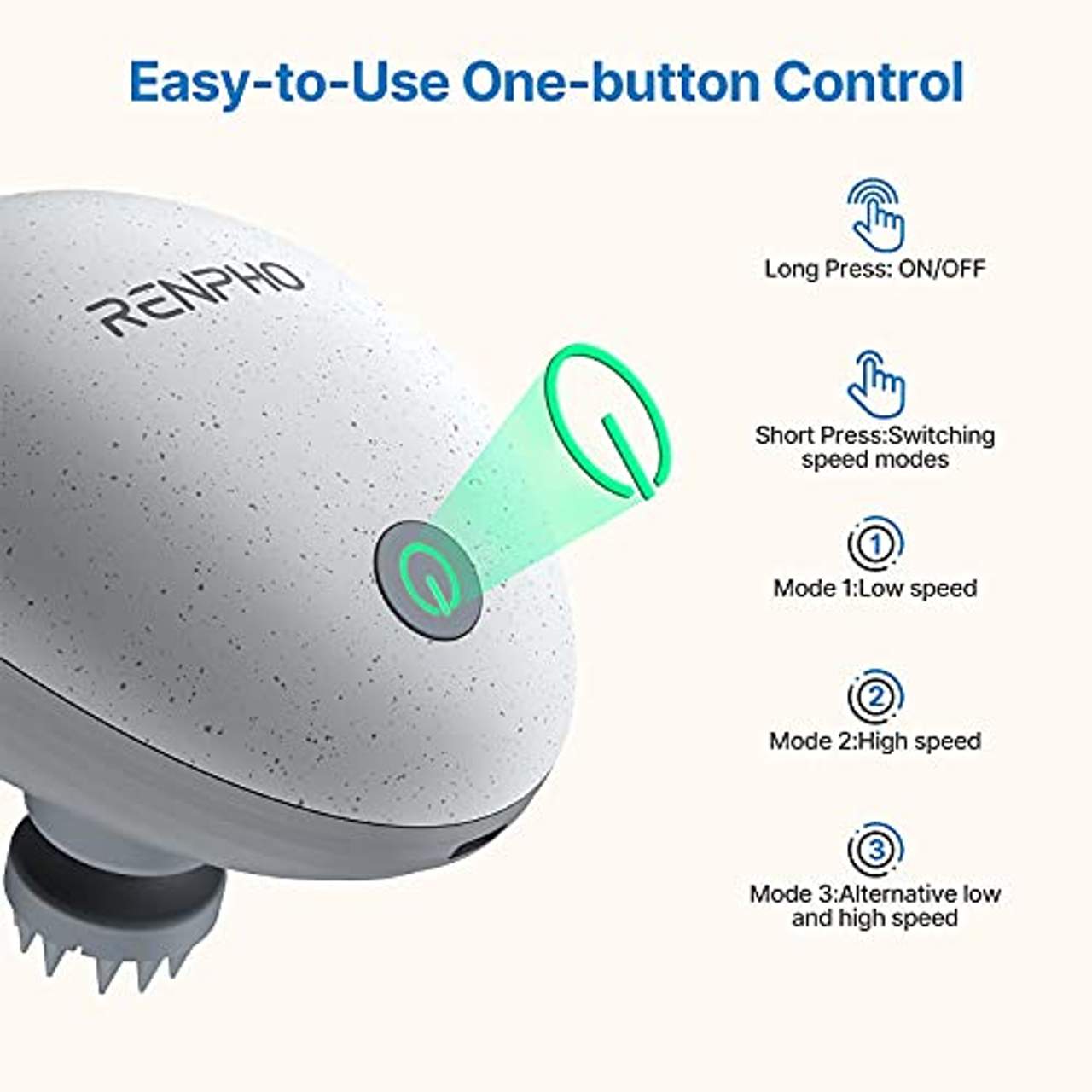 RENPHO Wireless Kopfmassagegerät Elektrisch