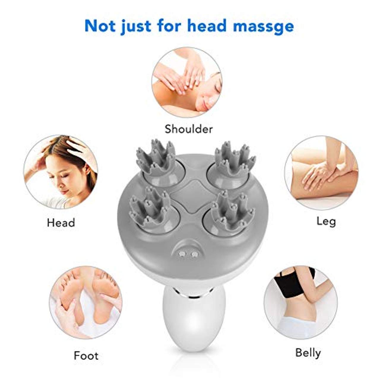 ZHENREN Elektrisches Kopfmassagegerät Kopfhaut-Massagegerät