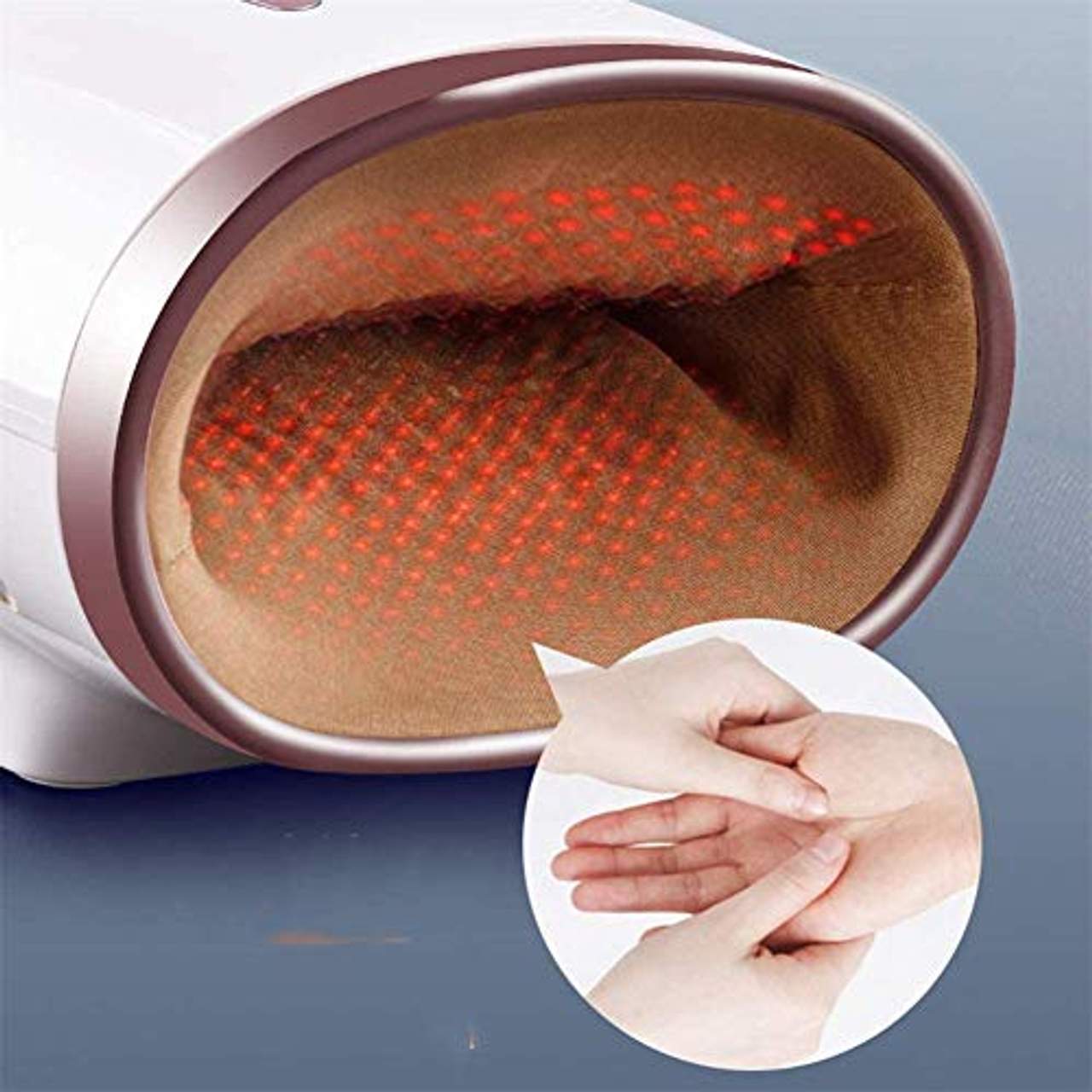 BEIAKE Elektrische Handmassagegerät Mit Pneumatischer Palme Und Handgelenk Dekompressionsmassagegerät