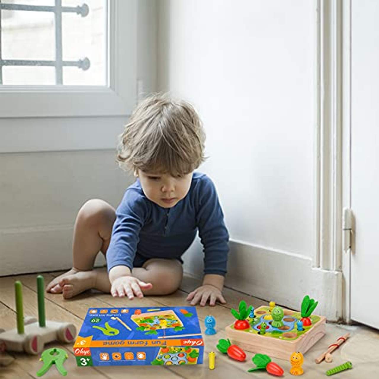 Dream Fun Holzspielzeug für Baby Kinder Montessori