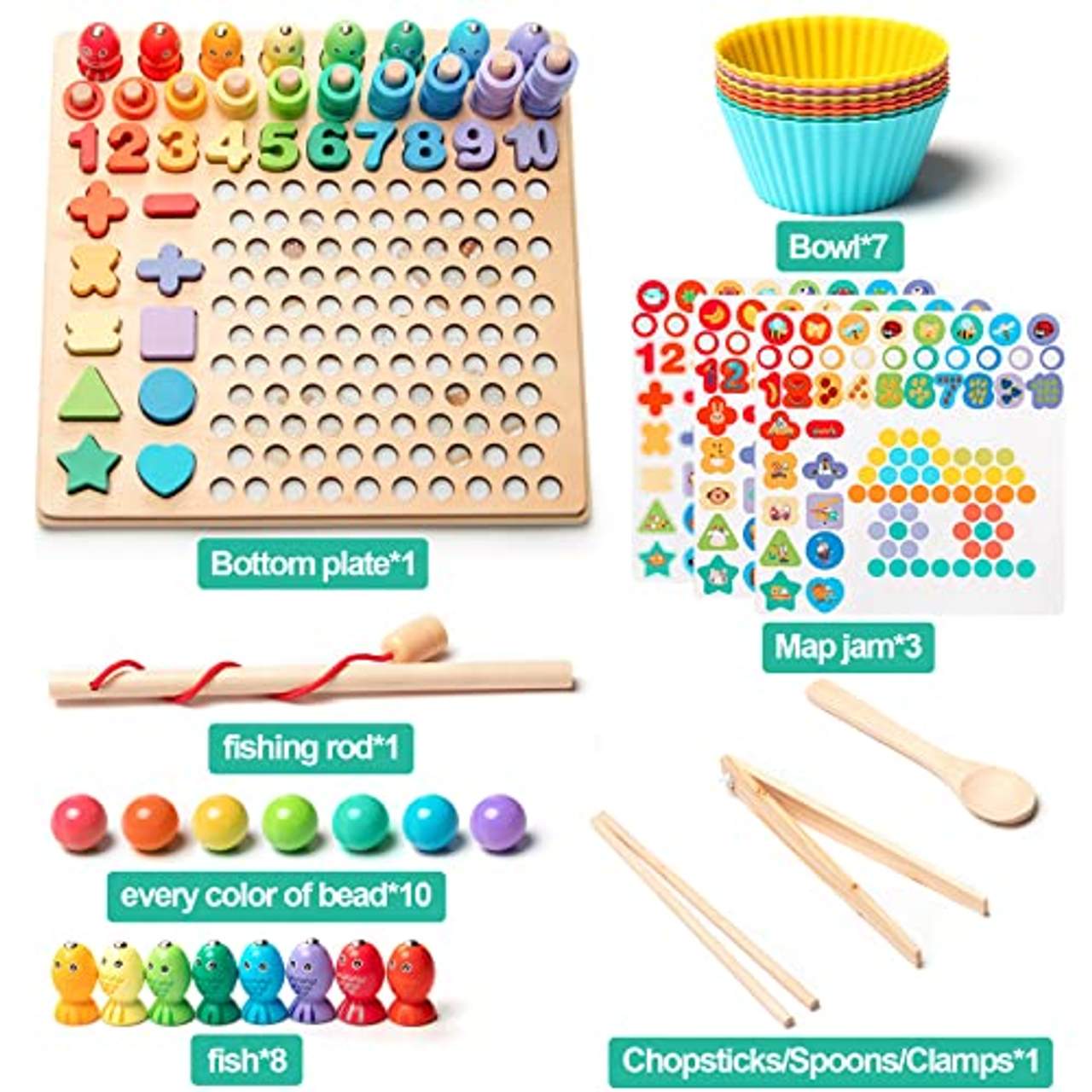 YLSCI Holz Montessori Spielzeug