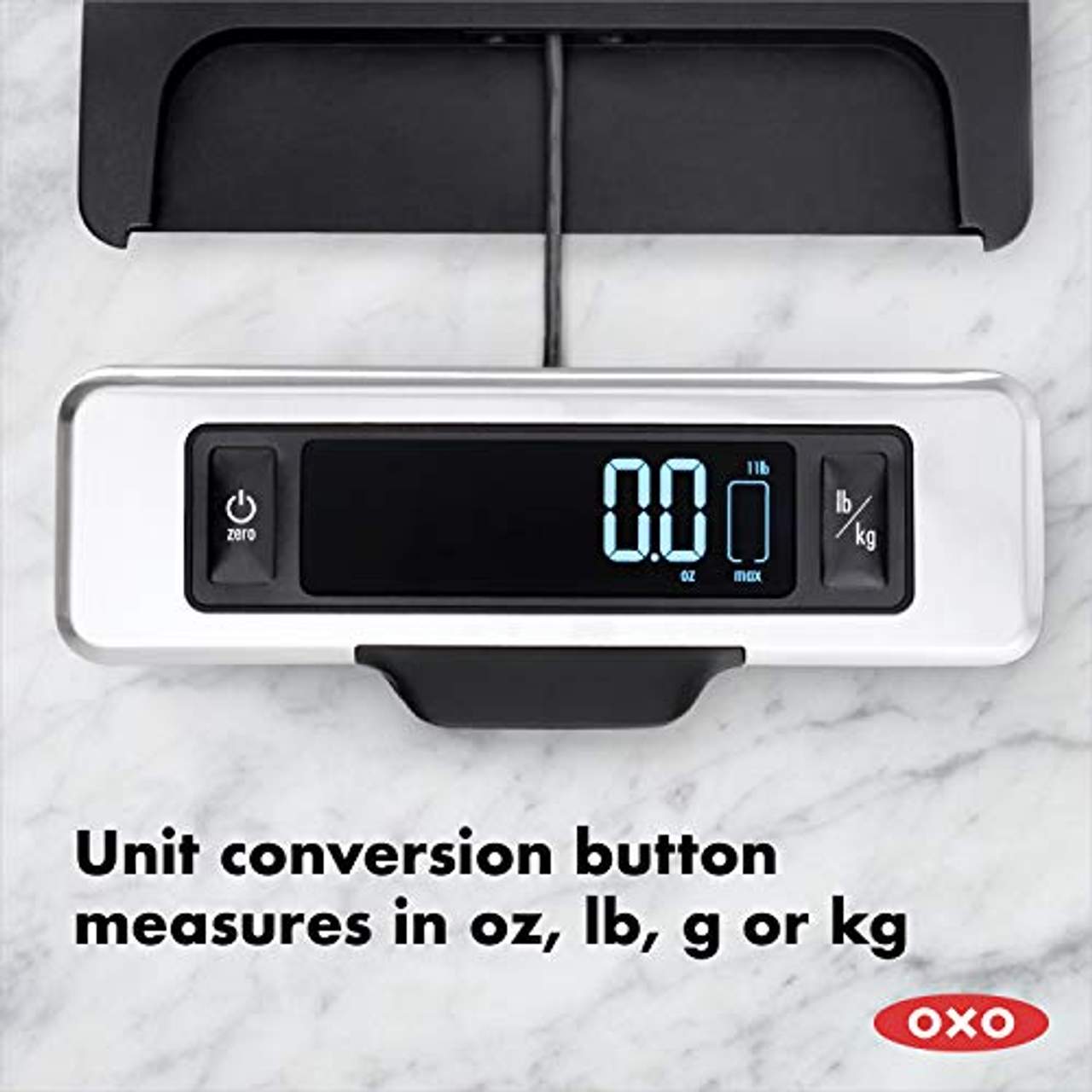 OXO Good Grips Digitale Küchenwaage aus Edelstahl