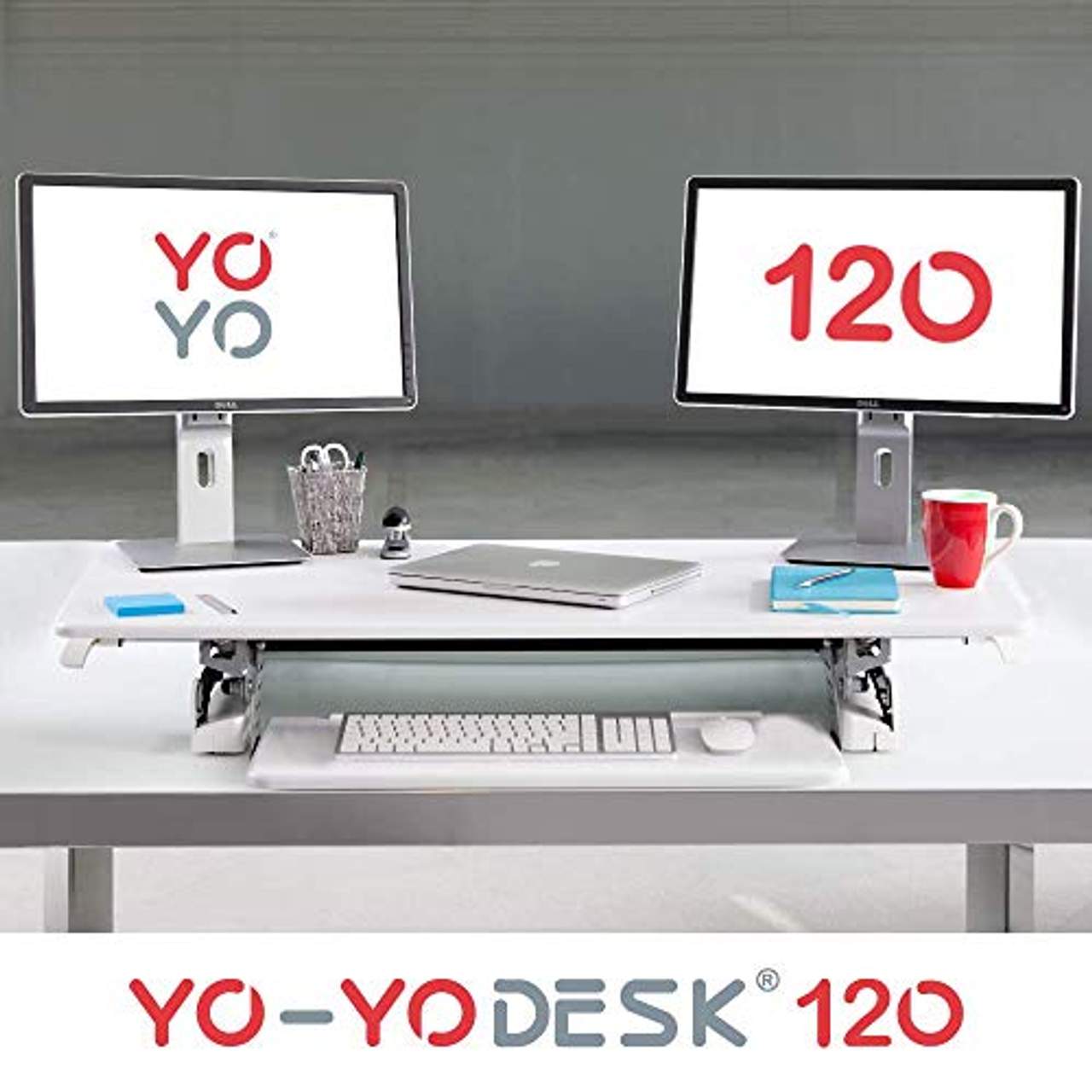 Yo-Yo DESK 120 für Ihren gesunden und produktiven Steharbeitsplatz