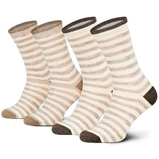 2 Paar Alpaka Socken Socks Warme Wollsocken Frauen Damen