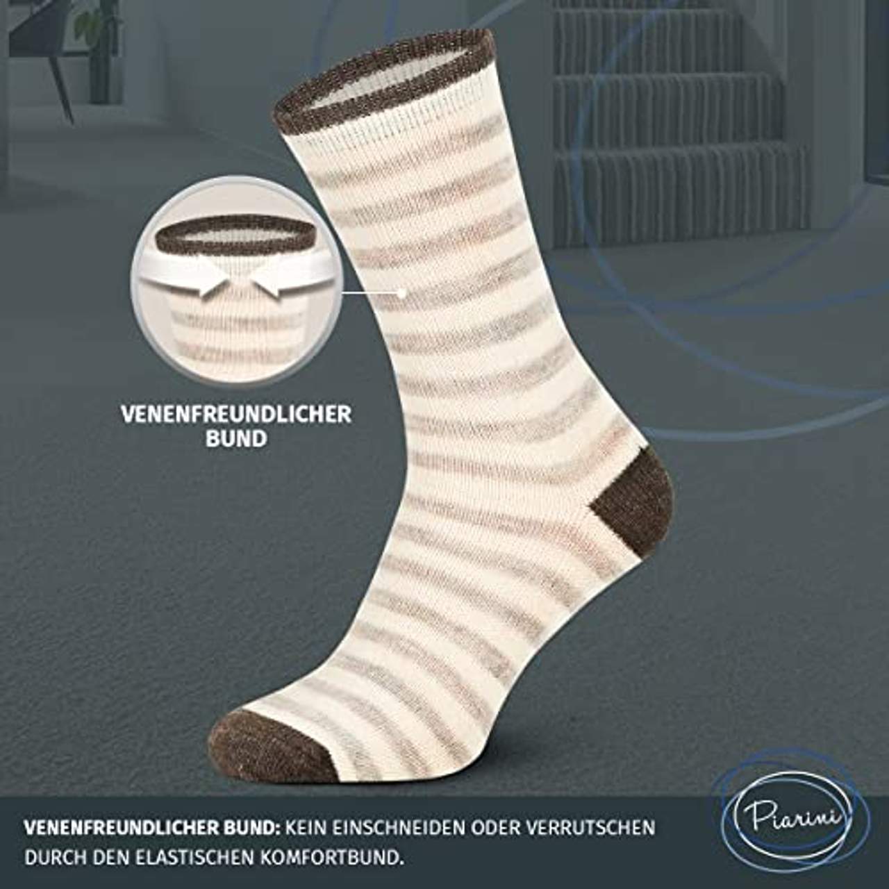 2 Paar Alpaka Socken Socks Warme Wollsocken Frauen Damen