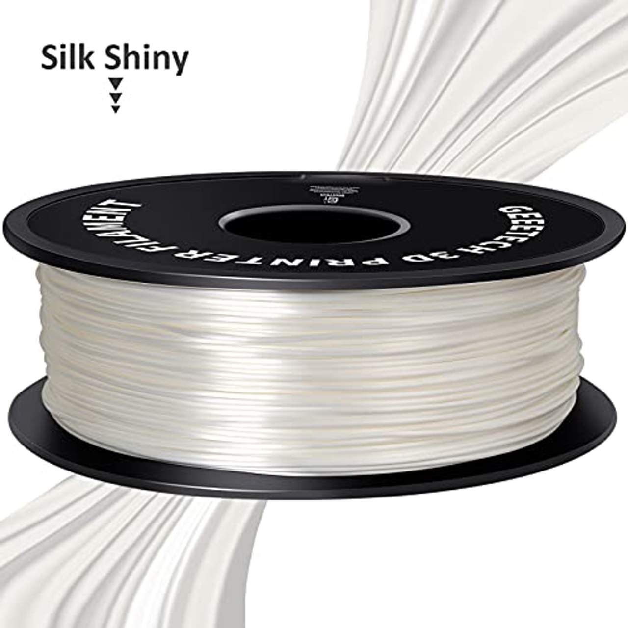 GEEETECH PLA filament 1.75mm Silk Weiß