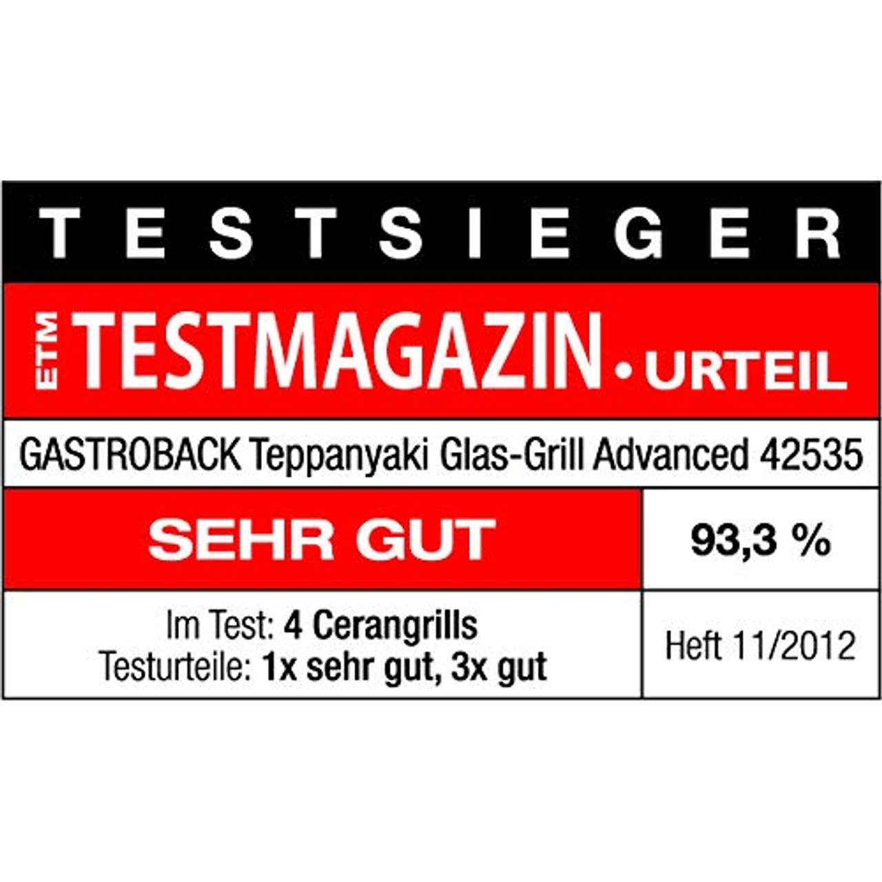 Gastroback 42535 Teppanyaki Tischgrill