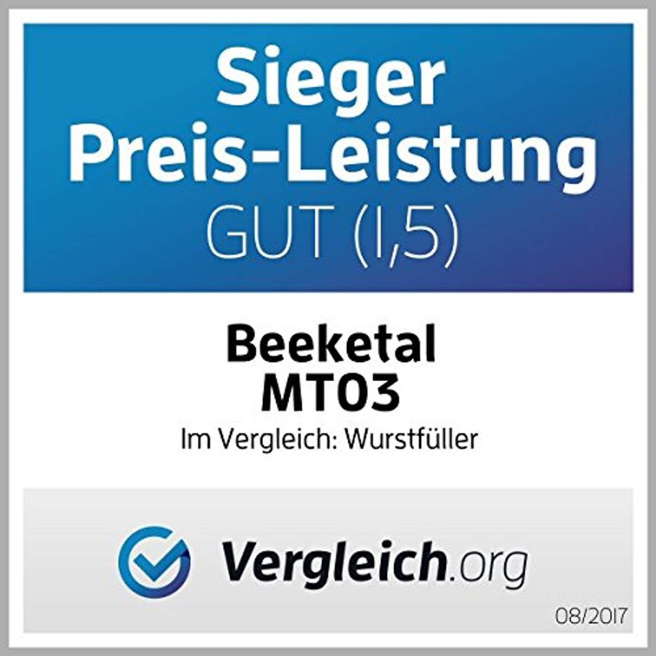 Beeketal 'MT05' Profi Gastro Wurstfüllmaschine