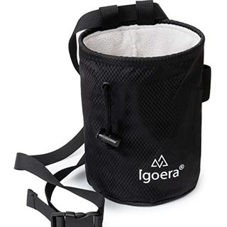 Kletter Chalk Bag mit verstellbarem Quick Clip Gürtel & Kordelverschluss 