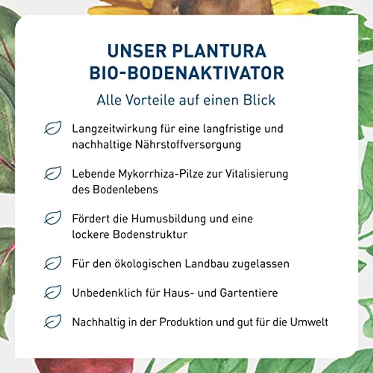 Plantura Bio Bodenaktivator mit 3 Monate Langzeit-Wirkung