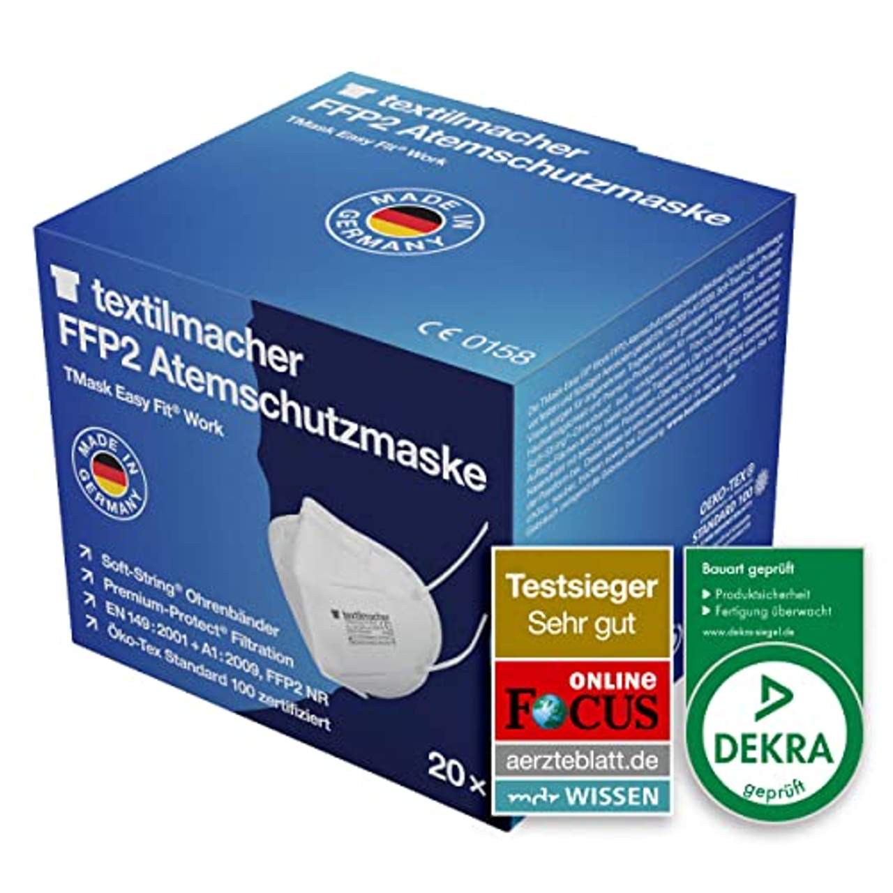 Textilmacher 20x FFP2 Maske Made in Germany