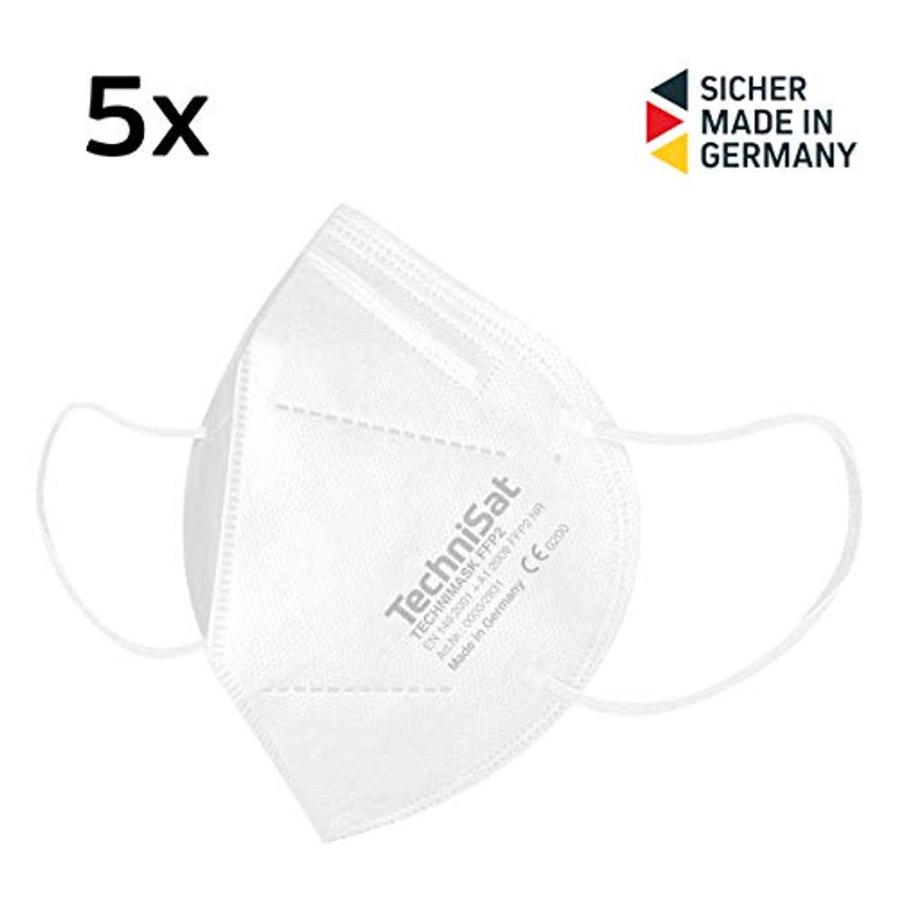 TechniSat Technimask FFP2 Maske 5 Stück Made in Germany