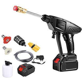 Akku Hochdruckreiniger – Kabellos, 4,5 MPa, 12000 MAh, Für Auto & Garten