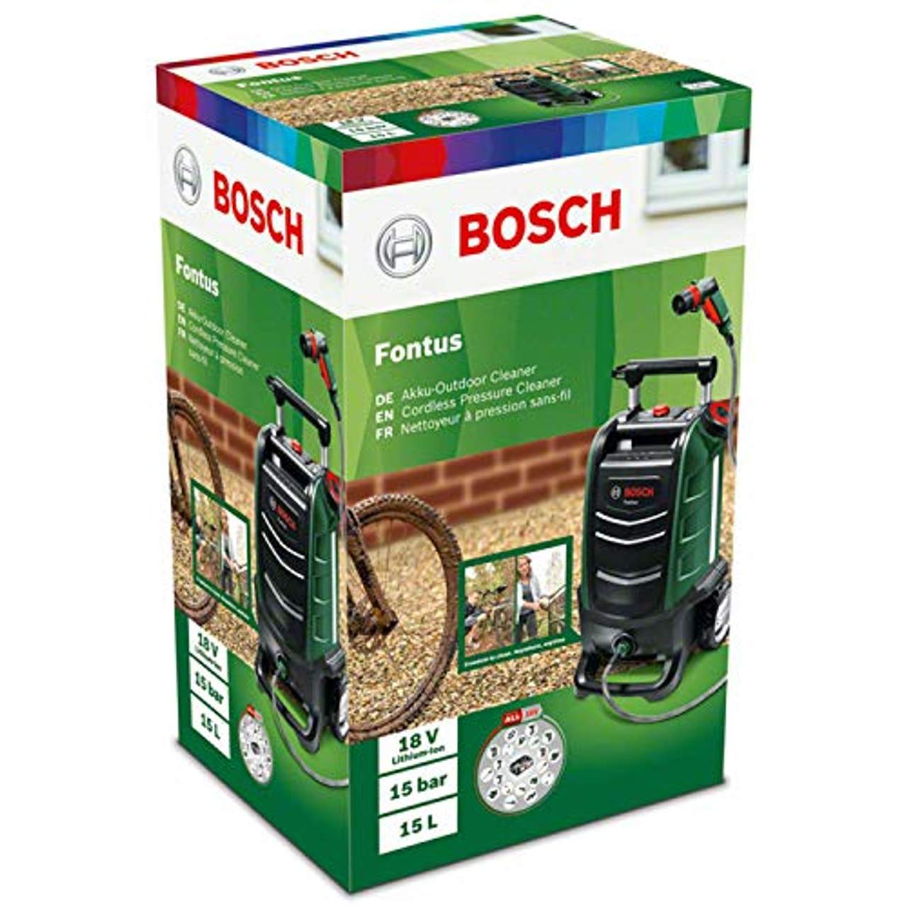 Bosch Akku Outdoor Reiniger Fontus 18V
