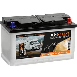Exakt Solarbatterie 120Ah 12V Wohnmobil Antrieb Versorgung Boot