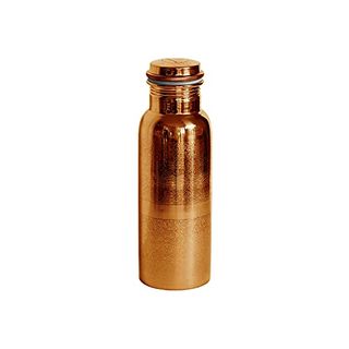 Hand Hammered Reines Kupfer Wasserflasche für Ayurveda Health Benefits 2er Set