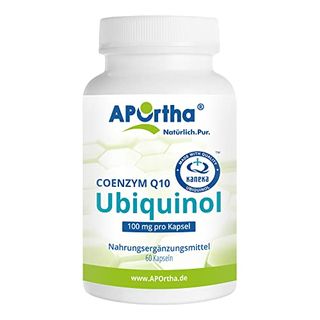 APOrtha Kaneka Ubiquinol Coenzym Q10 100 mg 60 Kapseln I Vegetarische CoQ10