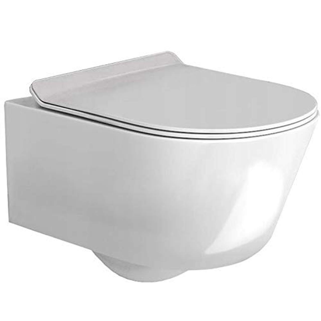 VBChome Hänge-WC Spülrandloses aus Keramik