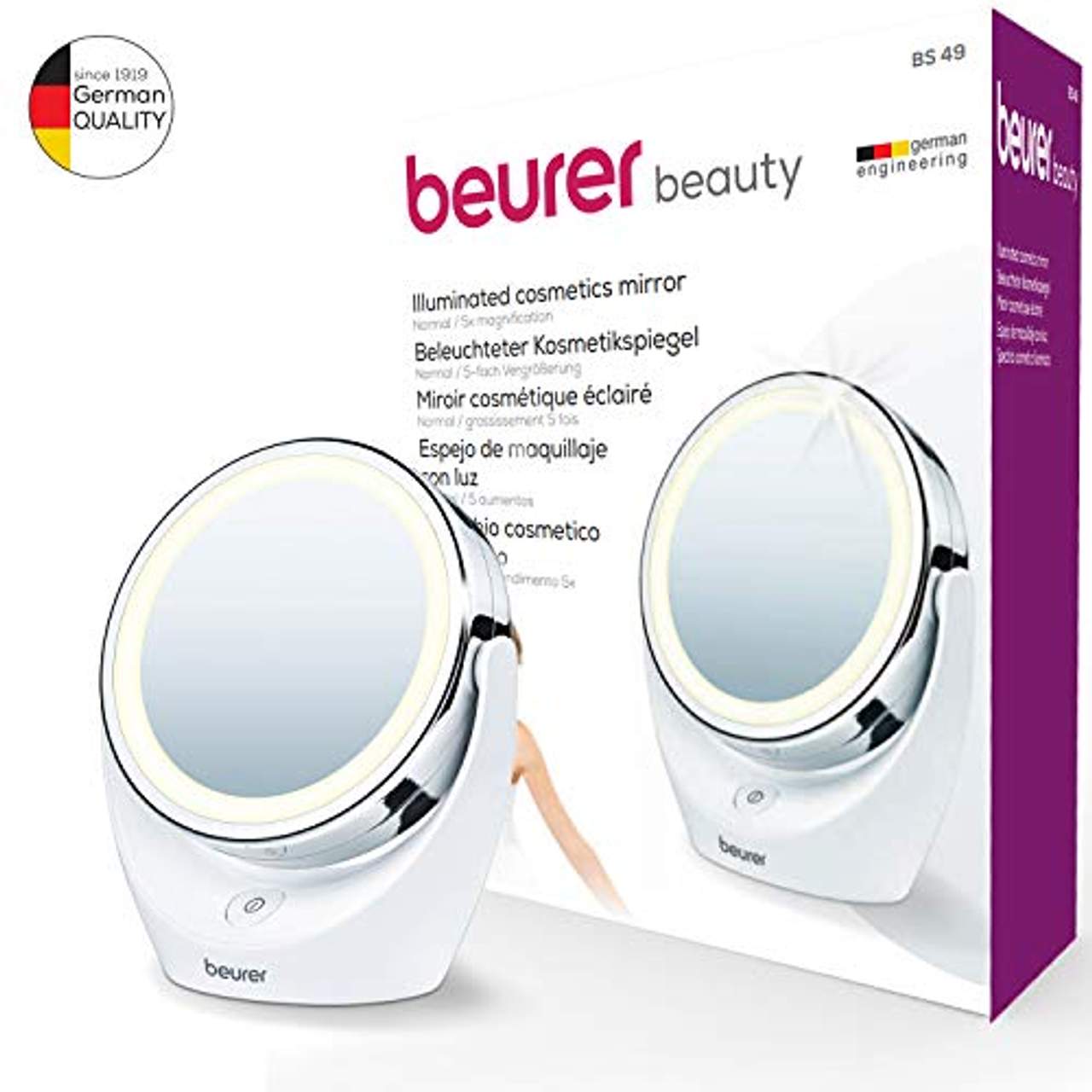 Beurer BS 49 Beleuchteter Kosmetikspiegel