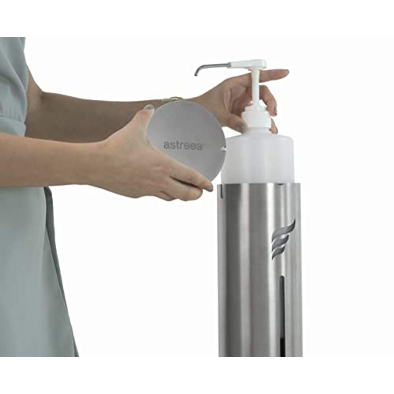 Astreea Desinfektionssäule mit Pedal 1 Liter Behälter