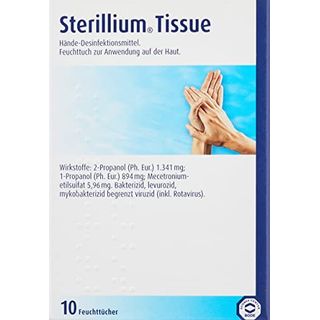 Sterillium Tissue Hände Desinfektionstücher 10 Stück