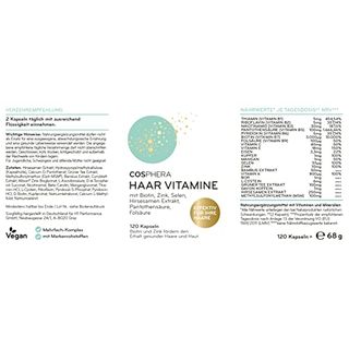 Cosphera Haar-Vitamine Hochdosiert mit Biotin