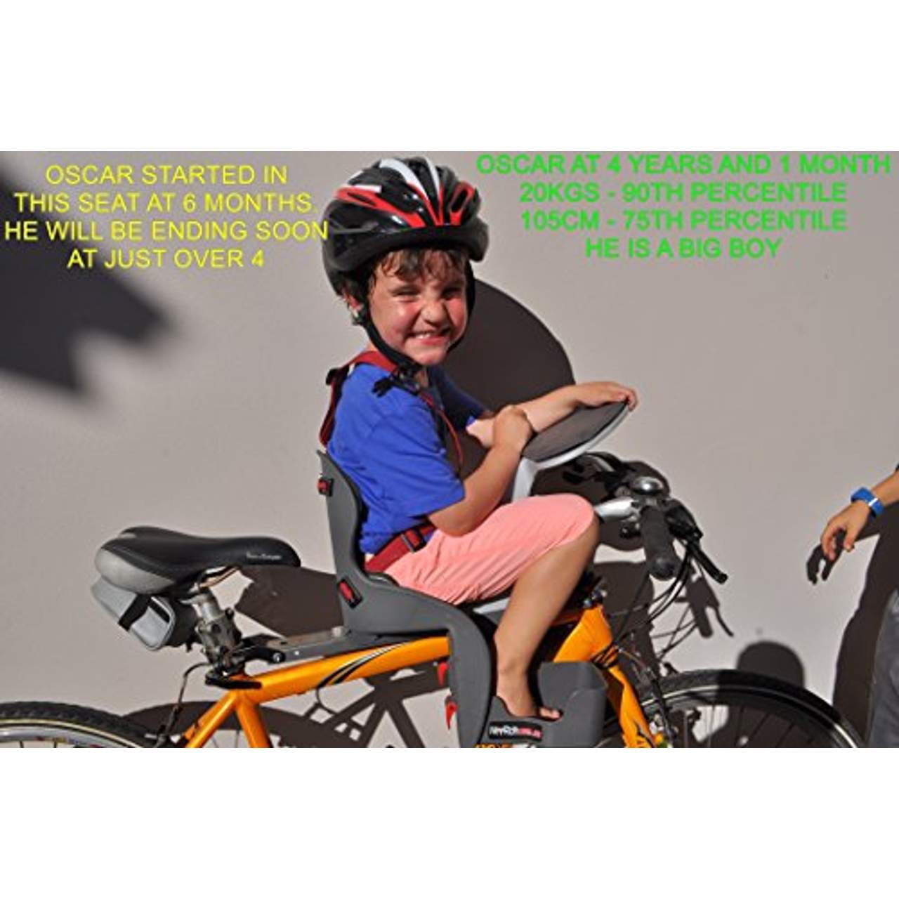 Wee-Ride Kinder Kinderfahrradsitz Safefront Safe Front Classic-Fahrradsitz