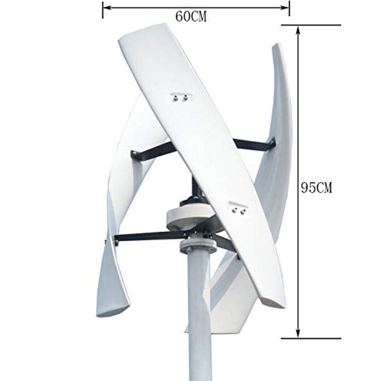FLTXNY POWER 600W 48V Vertikale Windkraftanlage Windgenerator Heimgebrauch