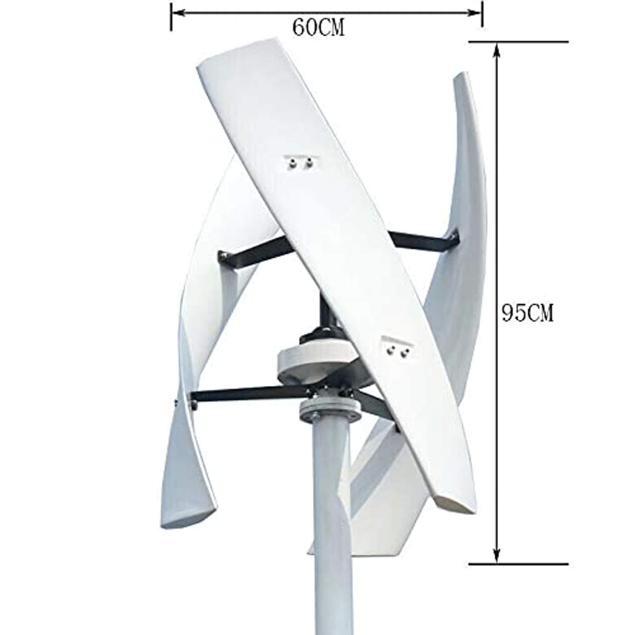 Genway Power Windkraftanlage Vertikal Vawt 800W 12V Heimgebrauch