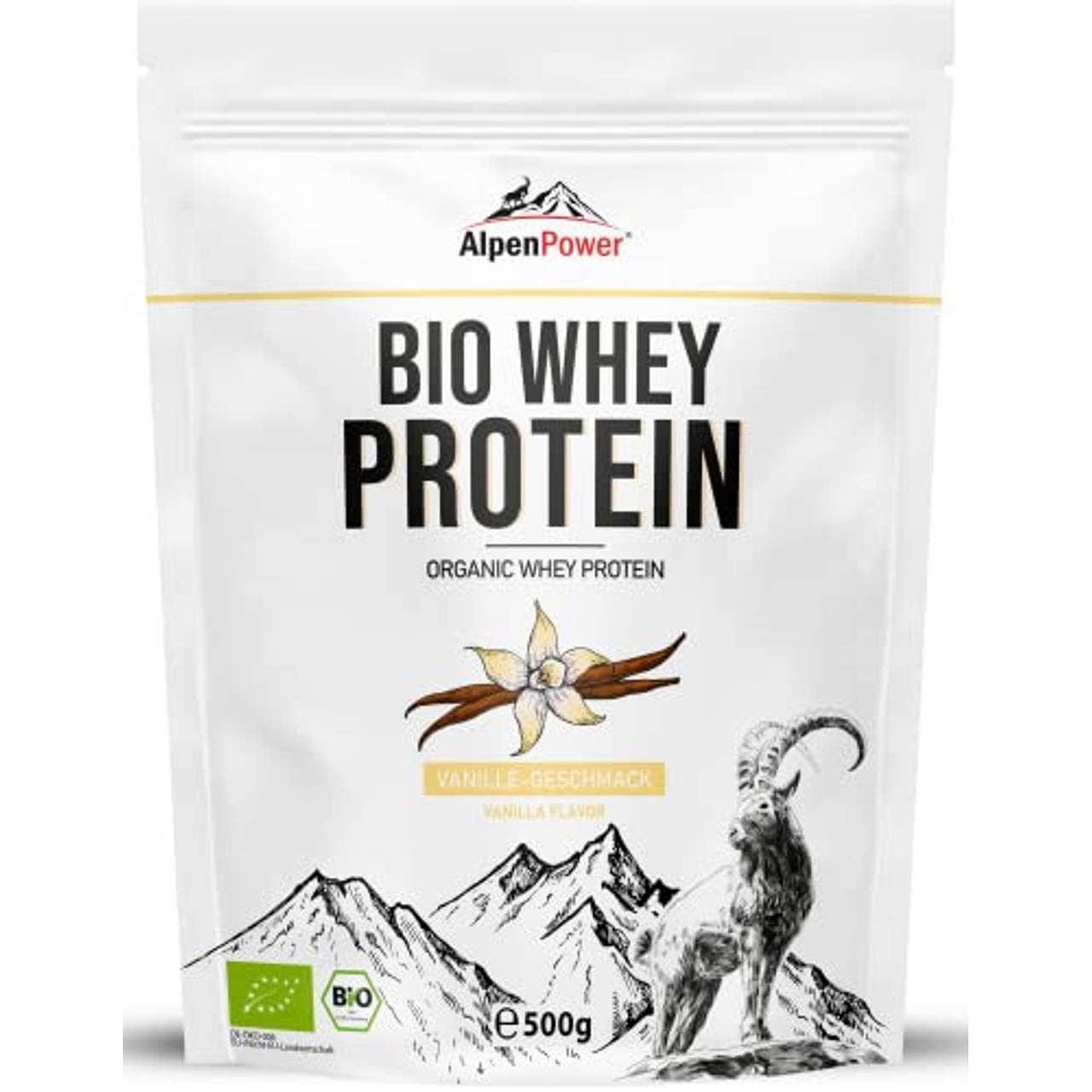 AlpenPower BIO Whey Protein Vanille