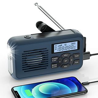 Raddy SW2 Kurbelradio Tragbares Solar Radio Notfall AM FM Dynoma