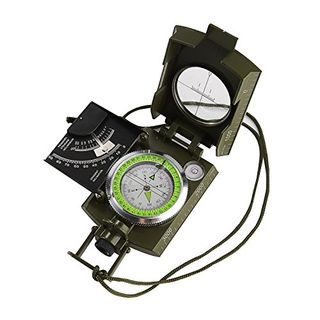 GWHOLE Militär Marschkompass mit Tasche für Camping