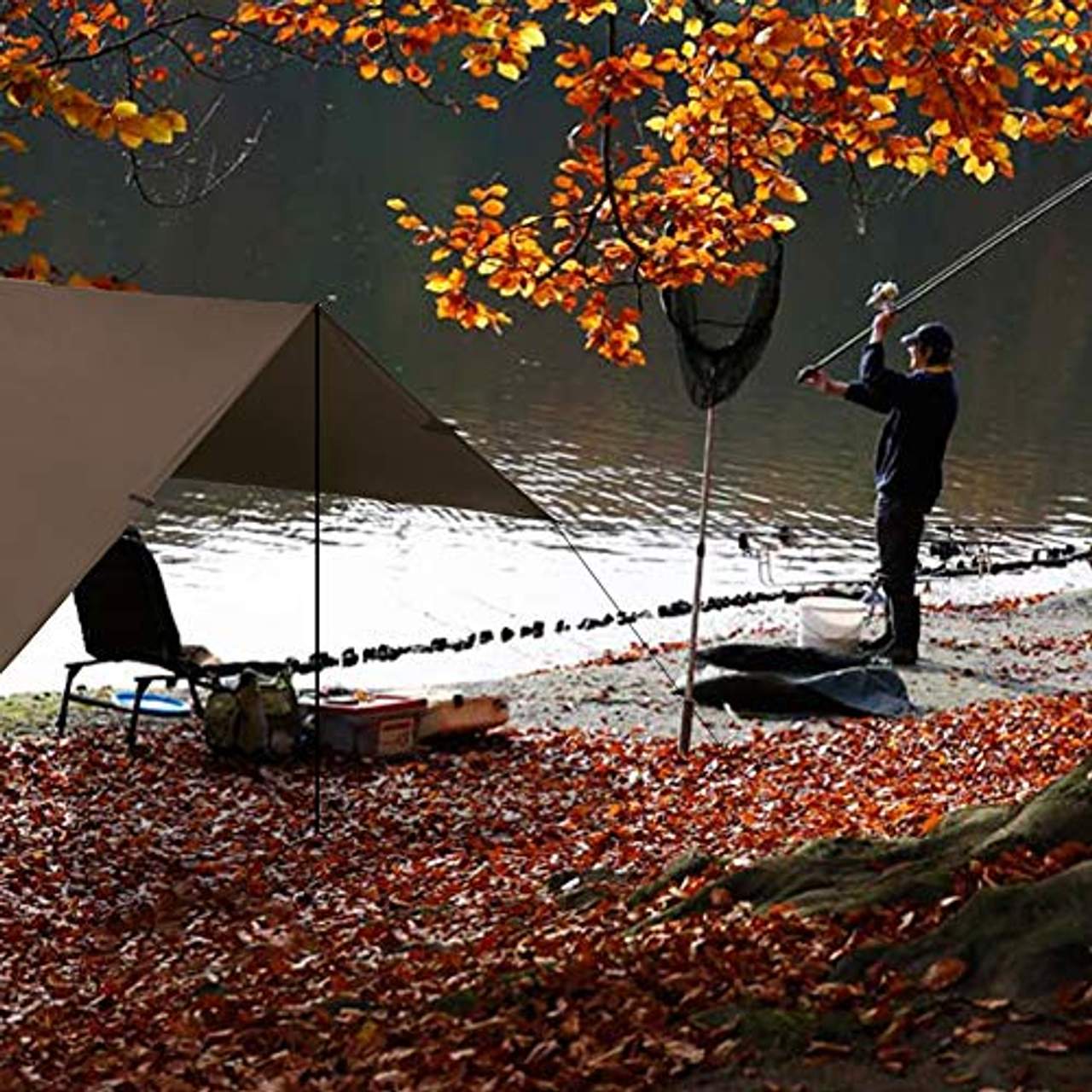 KALINCO Zeltplane Tarp für Hängematte Regenschutz Sonnensegel für Ourdoor Camping