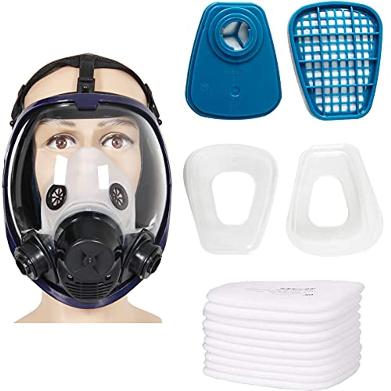 Kompletter Anzug 6800 Wiederverwendbare Vollgesichts-Atemschutzmaske